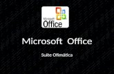 Microsoft Office Suite Ofimática. Microsoft Office Microsoft Office ofrece una cantidad importante de paquetes computacionales que facilitan la organización.