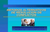 METODOS ALTERNATIVOS DE RESOLUCION DE CONFLICTOS PRIMERA UNIDAD TEMÁTICA: TEORÍA DE LOS CONFLICTOS.