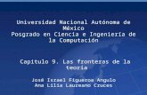 Universidad Nacional Autónoma de México Posgrado en Ciencia e Ingeniería de la Computación Capitulo 9. Las fronteras de la teoría José Israel Figueroa.