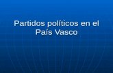 Partidos políticos en el País Vasco. Euzko Alderdi Jeltzalea – Partido Nacionalista Vasco (EAJ-PNV) (deutsch: 'Baskische Partei der Anhänger des J.E.L./Baskische.
