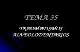 TEMA 35 TRAUMATISMOS ALVEOLODENTARIOS. TRAUMATISMOS ALVEOLO-DENTARIOS   LESIONES DE LOS TEJIDOS DUROS Y DE LA PULPA   Fractura incompleta (infracción):