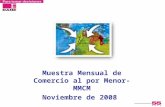 Muestra Mensual de Comercio al por Menor- MMCM Noviembre de 2008.