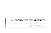 LA TEORÍA DE ADAM SMITH Ing. Alison Piguave G.. Adam Smith  Nacimiento (1723 – 1790)  Ideología: Capitalista  El principal libro La riqueza de las.