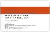 - NOMBRE DE LA ESCUELA : - J.N JOSE MA. MORELOS Y PAVON - NOMBRE DEL PROYECTO: REMODELACIÓN DE NUESTRA ESCUELA - CLAVE DEL CENTRO TRABAJO - 15EJN4103E.