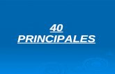 40 PRINCIPALES. LA CONSTRUCCIÓN DE LA MASCULINIDAD.