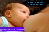 LACTANCIA MATERNA Y SALUD INTEGRAL María Consuelo Tarazona C Pediatra MSc Nutrición y alimentos 2009.