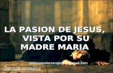 LA PASION DE JESUS, VISTA POR SU MADRE MARIA LA PASION DE JESUS, VISTA POR SU MADRE MARIA unidosenelamorajesus@gmail.com