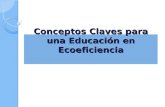Conceptos Claves para una Educación en Ecoeficiencia.