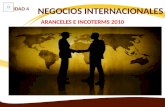NEGOCIOS INTERNACIONALES ARANCELES E INCOTERMS 2010 UNIDAD 4.