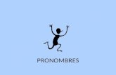 PRONOMBRES. Pronombres Los pronombres son palabras que sustituyen a otras. se pueden clasificar en: personales, posesivos, demostrativos, indefinidos,