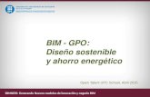 BIMNESS: Generando Nuevos modelos de innovación y negocio BIM BIM - GPO: Diseño sostenible y ahorro energético Open Talent UPC School, Abril 2015.