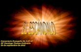 Comentario Evangelio Mc 9,37-47 26º Domingo Tiempo Ordinario 30 de septiembre de 2012.