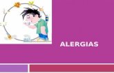 ALERGIAS. ¿Qué son las alergias?  Es una reacción o respuesta inmunitaria exagerada a sustancias que generalmente no son dañinas.  Las sustancias capaces.