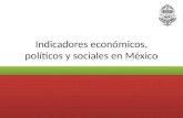 Indicadores económicos, políticos y sociales en México.