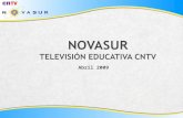 Abril 2009.  Televisión Educativa para la comunidad escolar  Herramienta didáctica  Utiliza contenidos ajustados al currículum con la colaboración.
