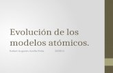 Evolución de los modelos atómicos. Rafael Augusto Avella Peña285815.