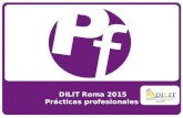 DILIT Roma 2015 Prácticas profesionales. DILIT Roma  Características generales de la escuela  Programas con prácticas profesionales (18+)  Alojamiento.