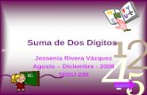 Suma de Dos Dígitos Jessenia Rivera Vázquez Agosto – Diciembre - 2008 TEDU 220 próximo.