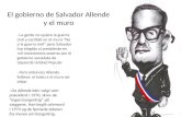 El gobierno de Salvador Allende y el muro · La gente no quiere la guerra civil y escribió en el muro "No a la guerra civil" pero Salvador fue elegido al.