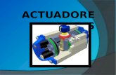 Actuadores Un actuador es un dispositivo capaz de transformar energía hidráulica, neumática o eléctrica en la activación de un proceso físico. Este recibe.