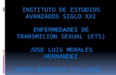 INSTITUTO DE ESTUDIOS AVANZADOS SIGLO XXI ENFERMEDADES DE TRANSMICION SEXUAL (ETS) JOSE LUIS MORALES HERNANDEZ PROFE:MAURICIO VILLARCE.