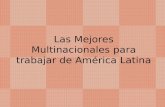 Las Mejores Multinacionales para trabajar de América Latina.