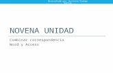 NOVENA UNIDAD Combinar correspondencia Word y Access Desarrollado por: Guillermo Verdugo Bastias.