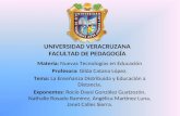 UNIVERSIDAD VERACRUZANA FACULTAD DE PEDAGOGÍA Materia: Nuevas Tecnologías en Educación Profesora: Gilda Catana López. Tema: La Enseñanza Distribuida y.