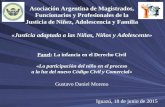 Asociación Argentina de Magistrados, Funcionarios y Profesionales de la Justicia de Niñez, Adolescencia y Familia «Justicia adaptada a las Niñas, Niños.