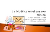 Silvia Herrero Duato 2º curso Grado Enfermería Ética y legislación.