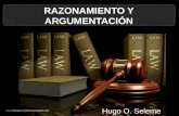 RAZONAMIENTO Y ARGUMENTACIÓN Hugo O. Seleme. Puntos de Contacto entre Derecho y Moral I – La Argumentación Jurídica es estructuralmente semejante a la.