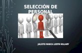 SELECCIÓN DE PERSONAL JALIXTO MARCA LIZETH HILLARY.