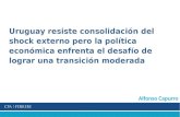 Uruguay resiste consolidación del shock externo pero la política económica enfrenta el desafío de lograr una transición moderada Junio 2015 Alfonso Capurro.