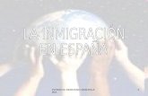 PATRICIA SERRANO SANTOLARIA 1. 2 La inmigración en España ha existido desde siempre, pero es, desde la década de 1990, un fenómeno de gran importancia.