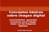 Conceptos básicos sobre imagen digital Conocimientos generales necesarios para trabajar mejor con las imágenes digitales Yolanda Mejido González 1.