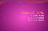 Sandra Muñoz Blanca González Patricia Lázaro. UML UML (Unified Modeling Language) es un lenguaje que permite modelar, construir y documentar los elementos.