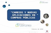 Www.chilecompra.cl “CAMBIOS Y NUEVAS APLICACIONES EN COMPRAS PÚBLICAS” Febrero de 2010.