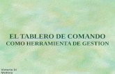 EL TABLERO DE COMANDO COMO HERRAMIENTA DE GESTION Victorio Di Stefano.