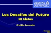 Los Desafíos del Futuro 10 Metas Cristián Larroulet Diciembre 2004.