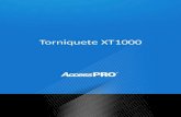Torniquete XT1000. 1. Especificaciones Técnicas 2 Voltaje de Entrada AC 220V / 110V, 50Hz / 60Hz Máx. Tolerancia de Brazos Centro: 80 kg Final: 40 kg.