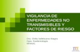 VIGILANCIA DE ENFERMEDADES NO TRANSMISIBLES Y FACTORES DE RIESGO Dra. Clelia Vallebuona Stagno Dpto. Epidemiología MINSAL.