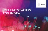 IMPLEMENTACION TGS INDRA Presentación Septiembre 2015.