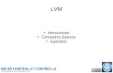 LVM Introduccion Comandos Basicos Ejemplos. LVM Un volumen lógico proporciona virtualización de almacenamiento. Con un volumen lógico no hay restricción.
