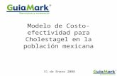 Modelo de Costo-efectividad para Cholestagel en la población mexicana 31 de Enero 2008.