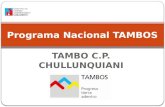 TAMBO C.P. CHULLUNQUIANI Programa Nacional TAMBOS.