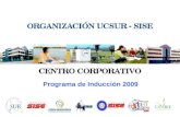 Programa de Inducción 2009. Inducción Ana María Hurtado Rubio Directora de Recursos Humanos Organización Educativa UCSUR - SISE  Teléfono: 330-3508