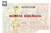 QUÍMICA BIOLÓGICA LIC. NUTRICIÓN 2014. PROGRAMA ANALITICO Y/O DE EXAMEN LIC. NUTRICIÓNQCA. BIOLÓGICA. Tema 1: Introducción a la Bioquímica de la Nutrición.