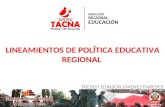 LINEAMIENTOS DE POLÍTICA EDUCATIVA REGIONAL FREDDY EDINSON JIMENEZ PAREDES.