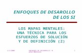 1/1/2000ENFOQUES DE DESARROLLO: MAPAS MENTALES1 ENFOQUES DE DESAROLLO DE LOS SI LOS MAPAS MENTALES: UNA TÉCNICA PARA LOS ESFUERZOS DE SOLUCIÓN Y DE DEFINICIÓN.