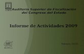Auditoría Superior de Fiscalización del Congreso del Estado Febrero, 2010.